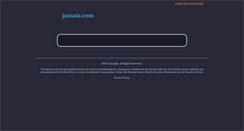 Desktop Screenshot of jansata.com